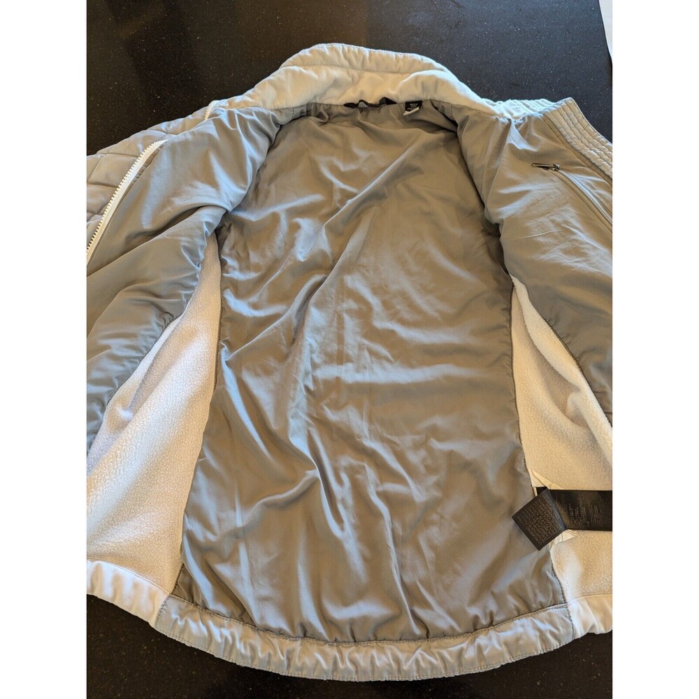 Marmot Quilted Insulated Winter Jacket Ski Snow Gray White Puffer Women's Small - Picture 4 of 12